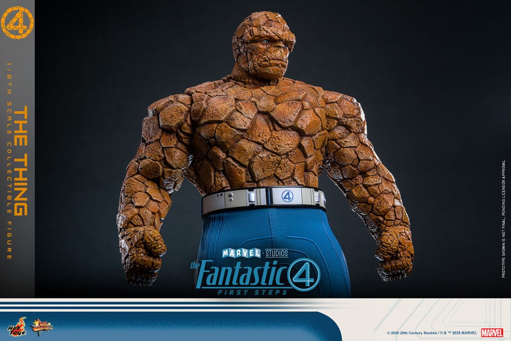 The Fantastic Four: First Steps Movie Masterpiece Action Figur 1/6 The Thing 31 cm Hot Toys
