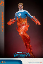 The Fantastic Four: First Steps Movie Masterpiece Action Figur 1/6 Human Torch 30 cm Hot Toys