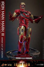 Iron Man Movie Masterpiece Diecast Action Figur 1/6 Iron Man Mark III (Armor Suit Up Version) 32 cm Hot Toys