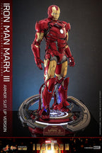 Iron Man Movie Masterpiece Diecast Action Figur 1/6 Iron Man Mark III (Armor Suit Up Version) 32 cm Hot Toys