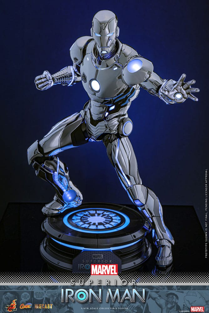 Marvel Comic Diecast Masterpiece Action Figur 1/6 Superior Iron Man 32 cm Hot Toys