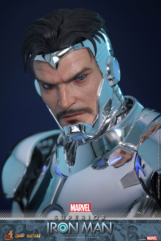 Marvel Comic Diecast Masterpiece Action Figur 1/6 Superior Iron Man 32 cm Hot Toys