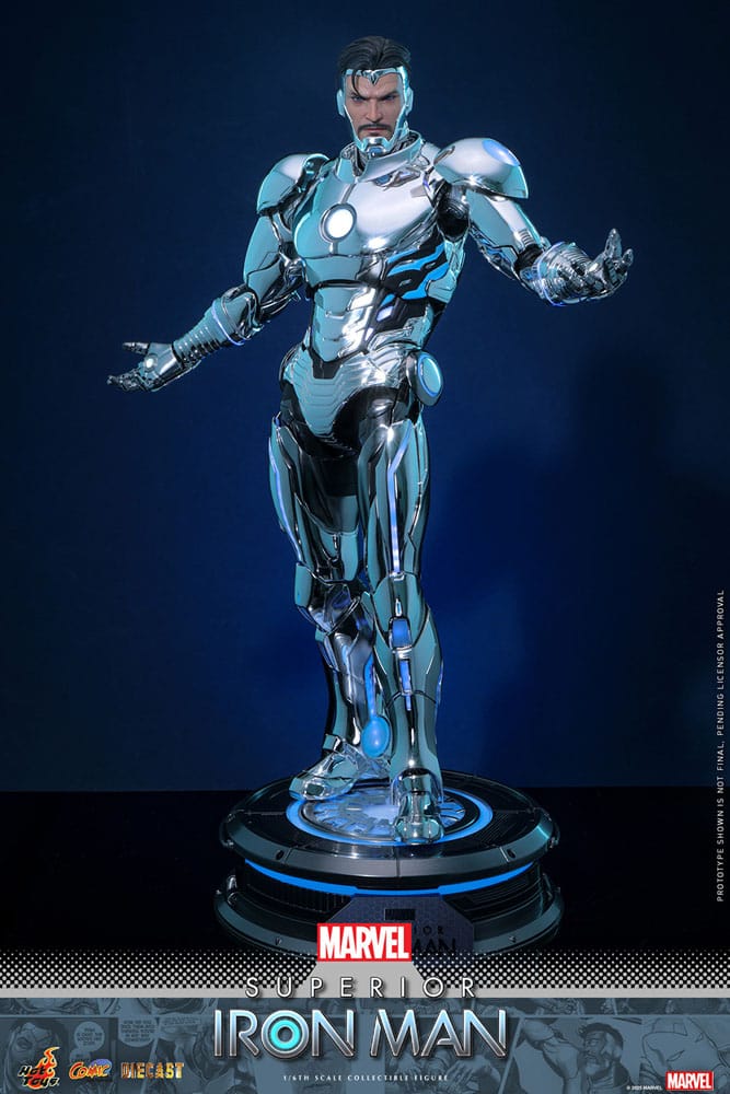 Marvel Comic Diecast Masterpiece Action Figur 1/6 Superior Iron Man 32 cm Hot Toys