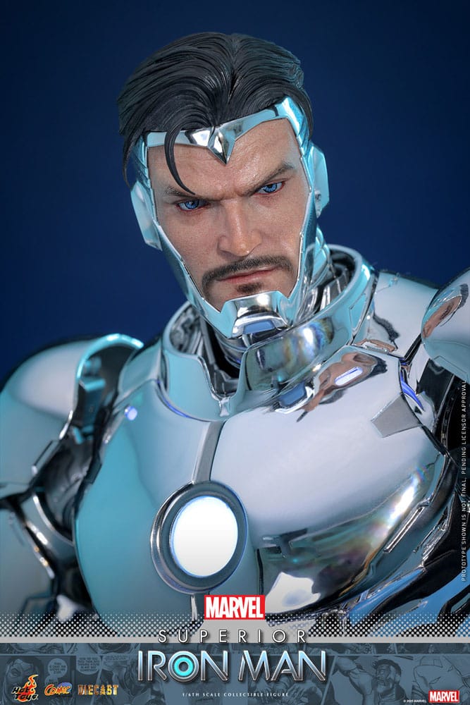 Marvel Comic Diecast Masterpiece Action Figur 1/6 Superior Iron Man 32 cm Hot Toys