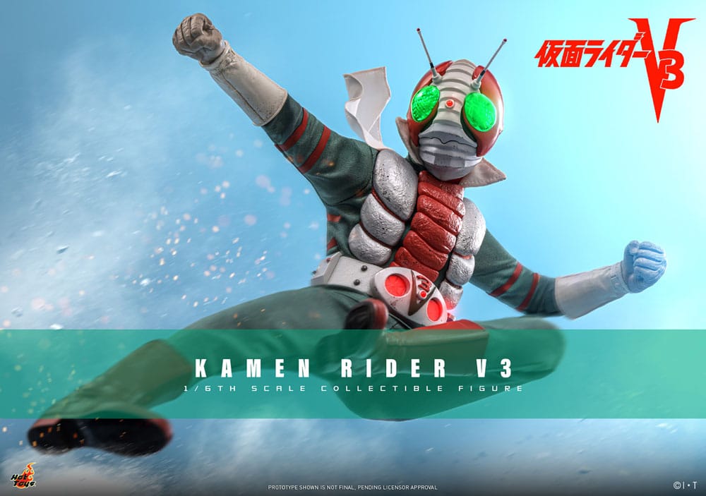 Kamen Rider V3 1/6 Kamen Rider V3 30 cm - Samlarfigur Hot Toys