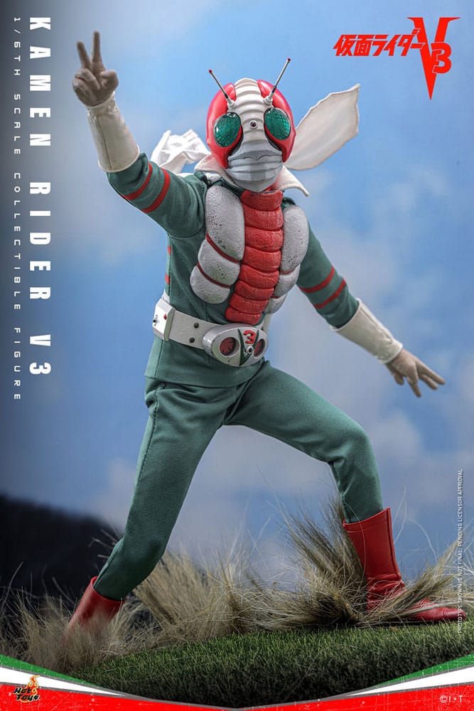 Kamen Rider V3 1/6 Kamen Rider V3 30 cm - Samlarfigur Hot Toys