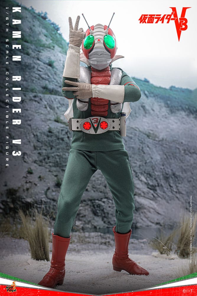 Kamen Rider V3 1/6 Kamen Rider V3 30 cm - Samlarfigur Hot Toys