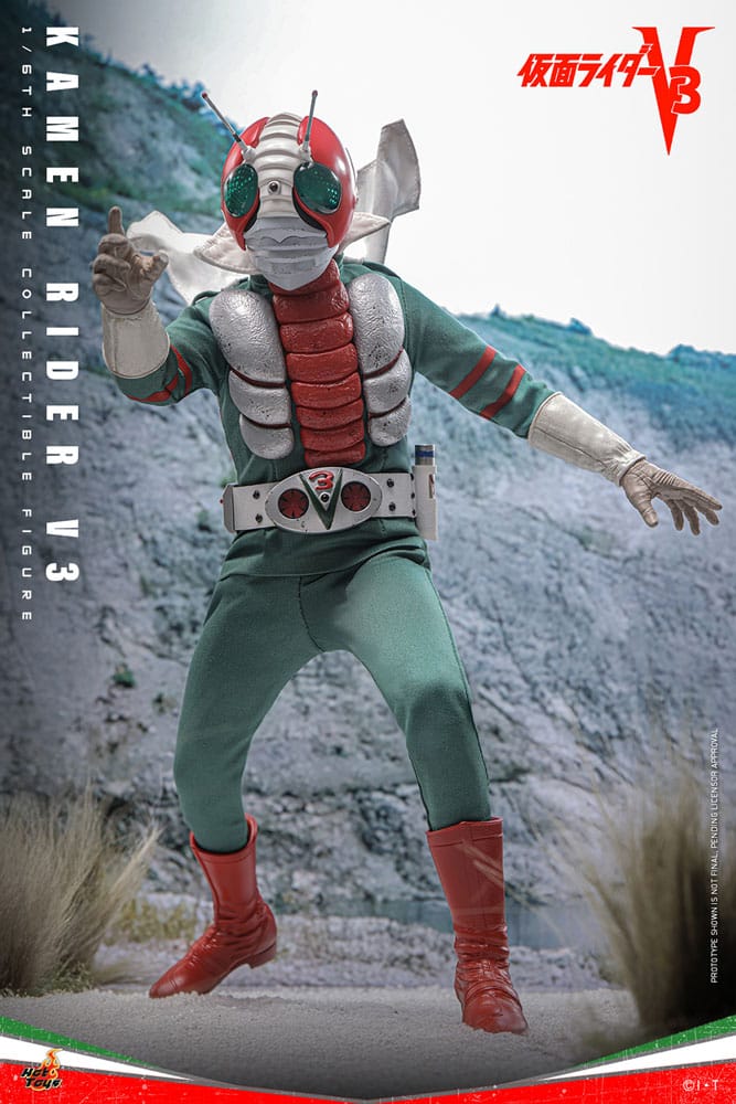 Kamen Rider V3 1/6 Kamen Rider V3 30 cm - Samlarfigur Hot Toys