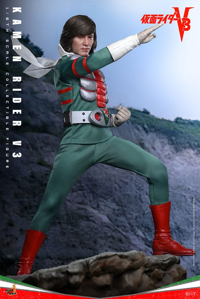 Kamen Rider V3 1/6 Kamen Rider V3 30 cm - Samlarfigur Hot Toys