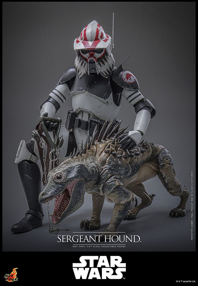 Star Wars: The Clone Wars Action Figur 1/6 Sergeant Hound 30 cm Hot Toys