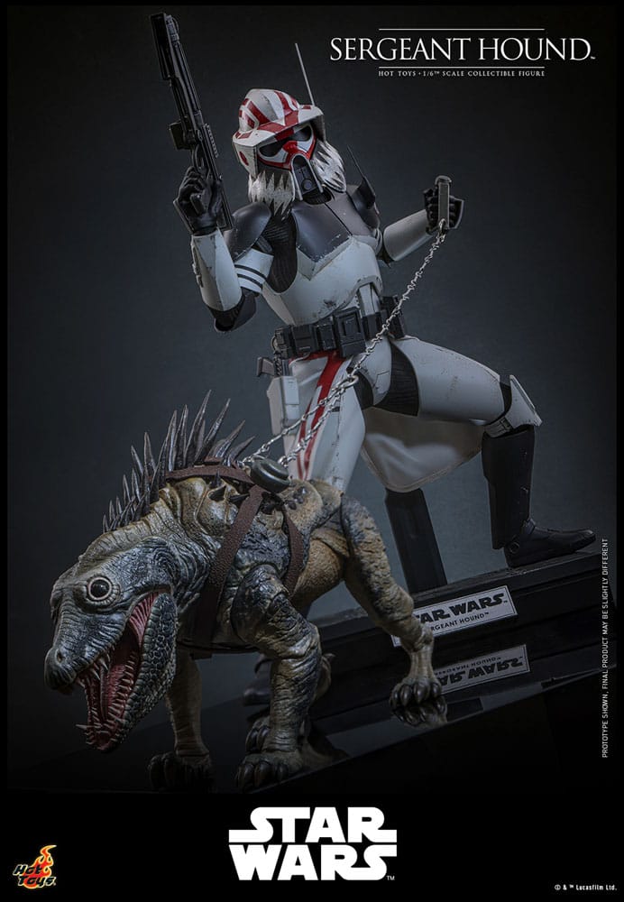 Star Wars: The Clone Wars Action Figur 1/6 Sergeant Hound 30 cm Hot Toys