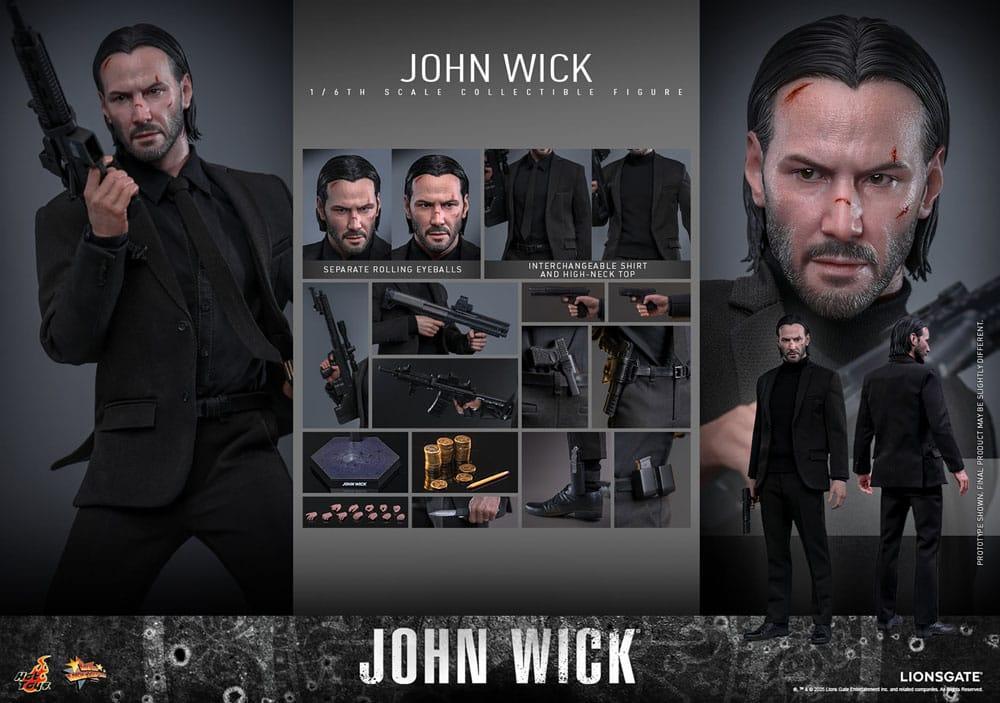 John Wick Movie Masterpiece Action Figur 1/6 John Wick 31 cm Hot Toys