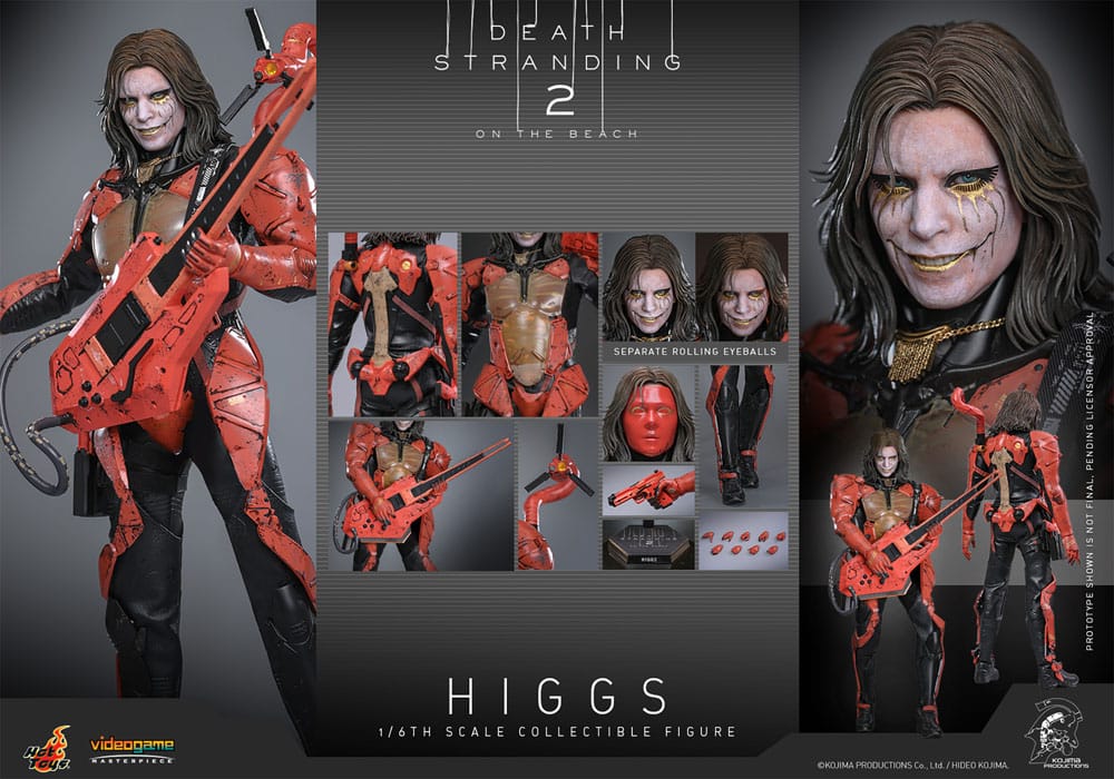Death Stranding 2: On the Beach Figur av Higgs - 1/6 Skala, 33 cm Hot Toys