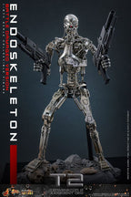 Terminator 2: Judgment Day Movie Masterpiece Die-cast Action Figur 1/6 Endoskeleton (Battle Damaged Version) 31 cm Hot Toys