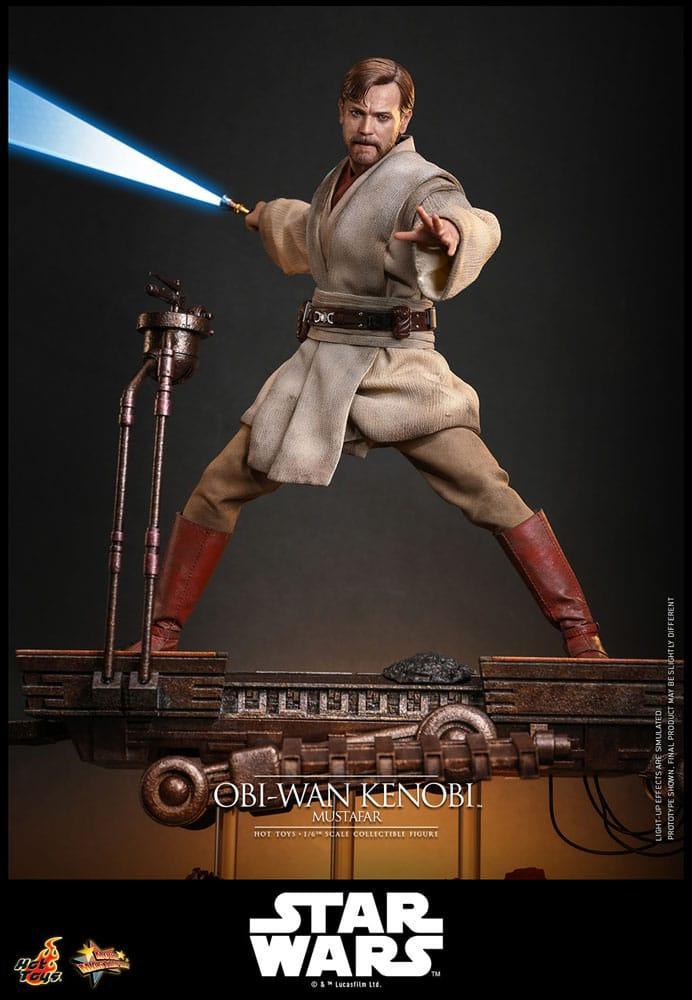Star Wars: Episode III - Revenge of the Sith Movie Masterpiece Action Figur 1/6 Obi-Wan Kenobi (Mustafar) 31 cm Hot Toys