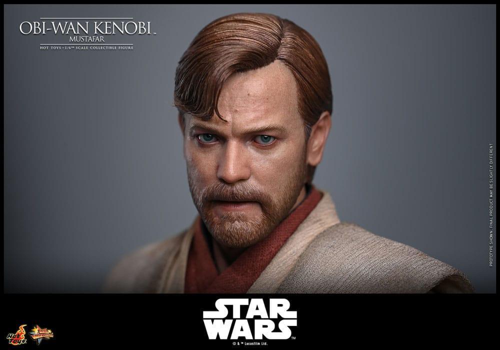 Star Wars: Episode III - Revenge of the Sith Movie Masterpiece Action Figur 1/6 Obi-Wan Kenobi (Mustafar) 31 cm Hot Toys