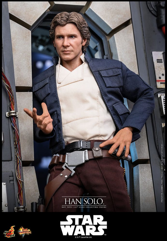 Star Wars Episode V Movie Masterpiece Action Figur 1/6 Han Solo 31 cm Hot Toys