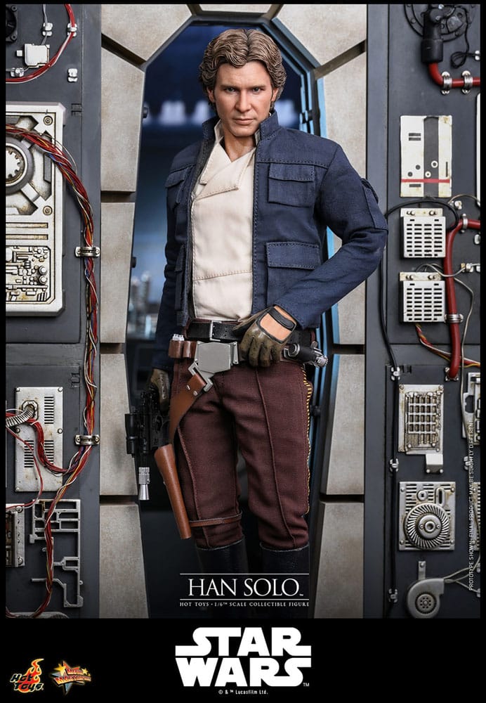 Star Wars Episode V Movie Masterpiece Action Figur 1/6 Han Solo 31 cm Hot Toys