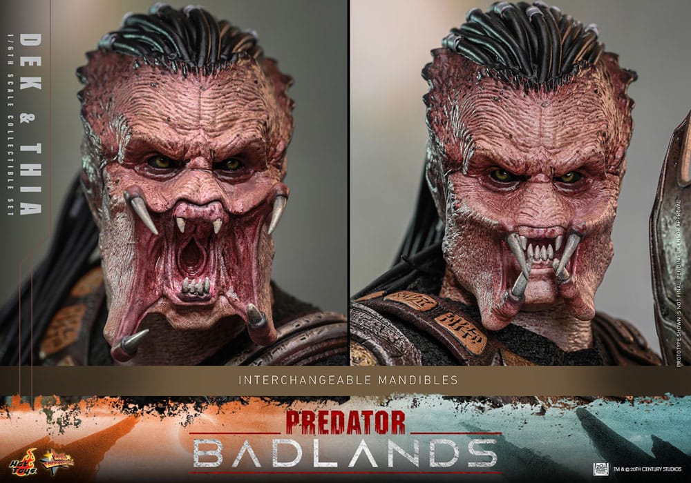 Predator: Badlands Movie Masterpiece Action Figur 1/6 Dek & Thia 30 cm Hot Toys