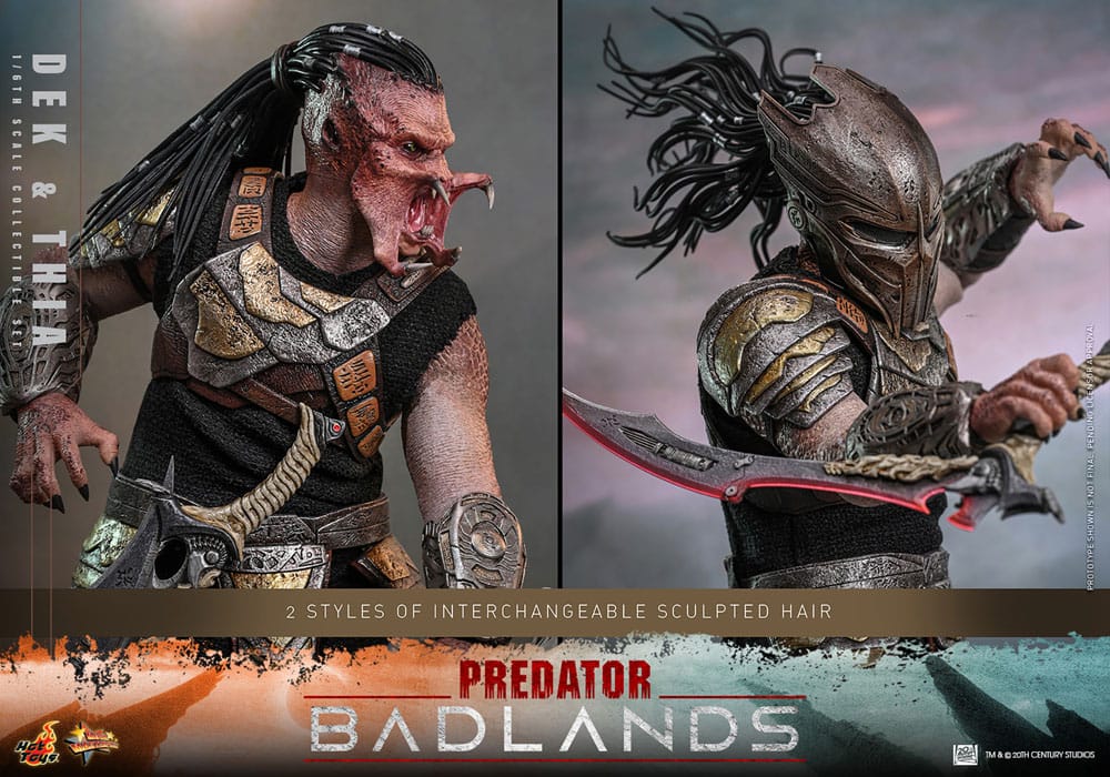 Predator: Badlands Movie Masterpiece Action Figur 1/6 Dek & Thia 30 cm Hot Toys