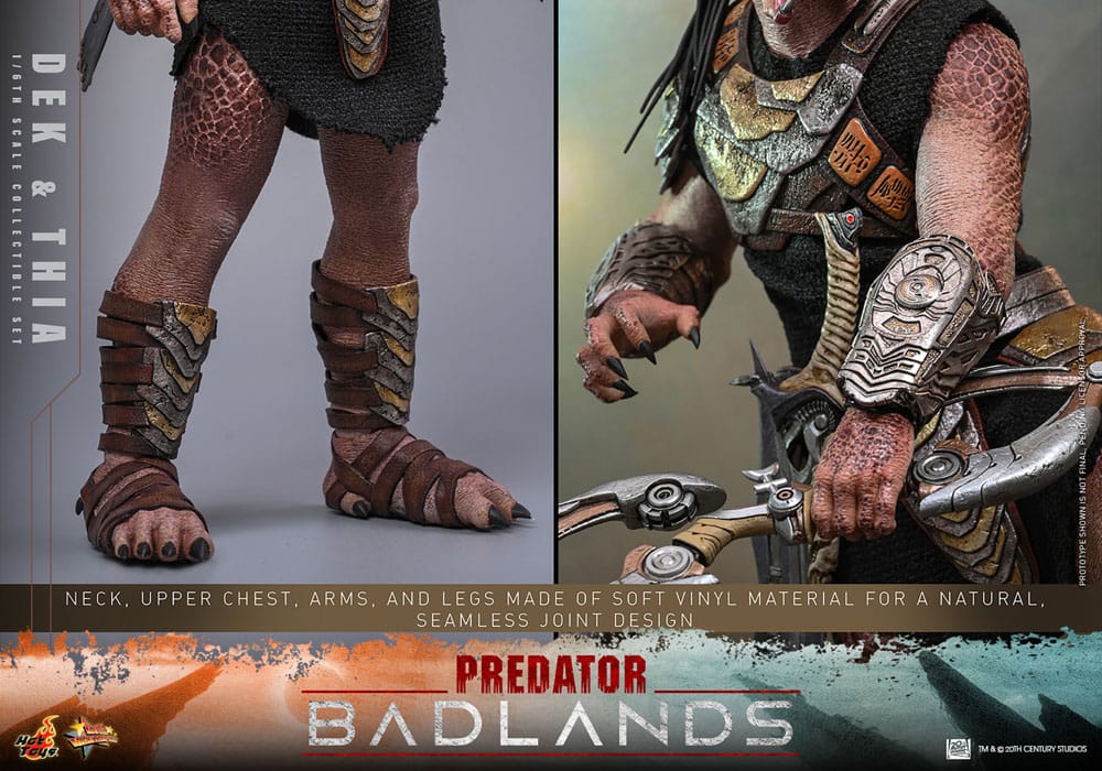 Predator: Badlands Movie Masterpiece Action Figur 1/6 Dek & Thia 30 cm Hot Toys
