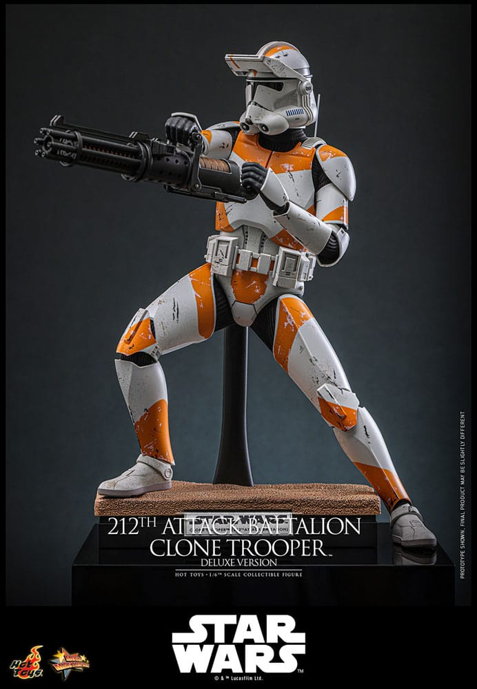 Star Wars: The Clone Wars Action Figur 1/6 212th Attack Battalion Clone Trooper Deluxe Version 30 cm Hot Toys