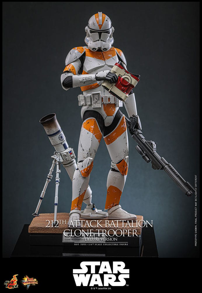 Star Wars: The Clone Wars Action Figur 1/6 212th Attack Battalion Clone Trooper Deluxe Version 30 cm Hot Toys
