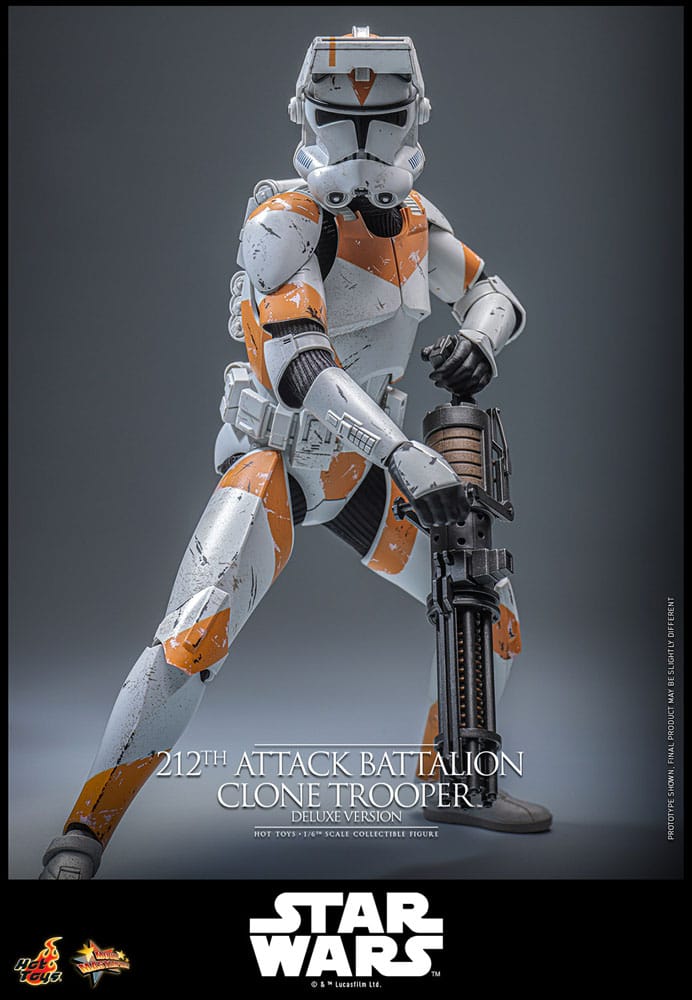 Star Wars: The Clone Wars Action Figur 1/6 212th Attack Battalion Clone Trooper Deluxe Version 30 cm Hot Toys