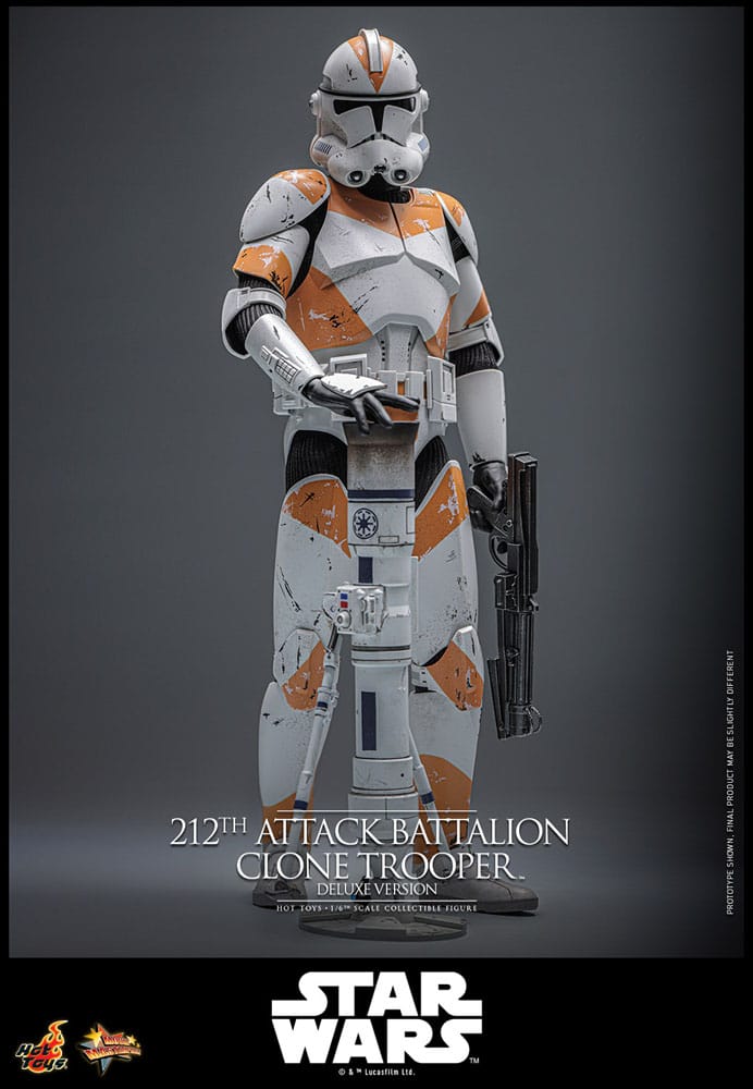 Star Wars: The Clone Wars Action Figur 1/6 212th Attack Battalion Clone Trooper Deluxe Version 30 cm Hot Toys