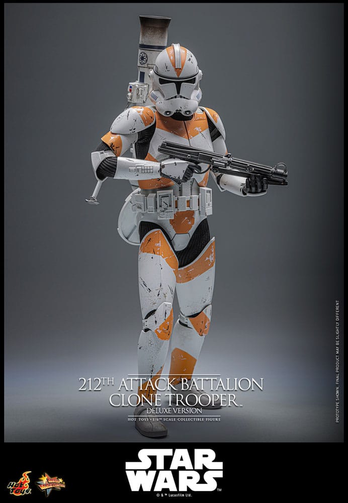 Star Wars: The Clone Wars Action Figur 1/6 212th Attack Battalion Clone Trooper Deluxe Version 30 cm Hot Toys