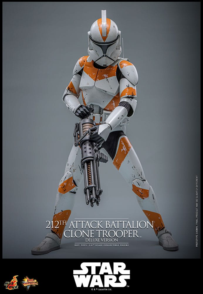 Star Wars: The Clone Wars Action Figur 1/6 212th Attack Battalion Clone Trooper Deluxe Version 30 cm Hot Toys
