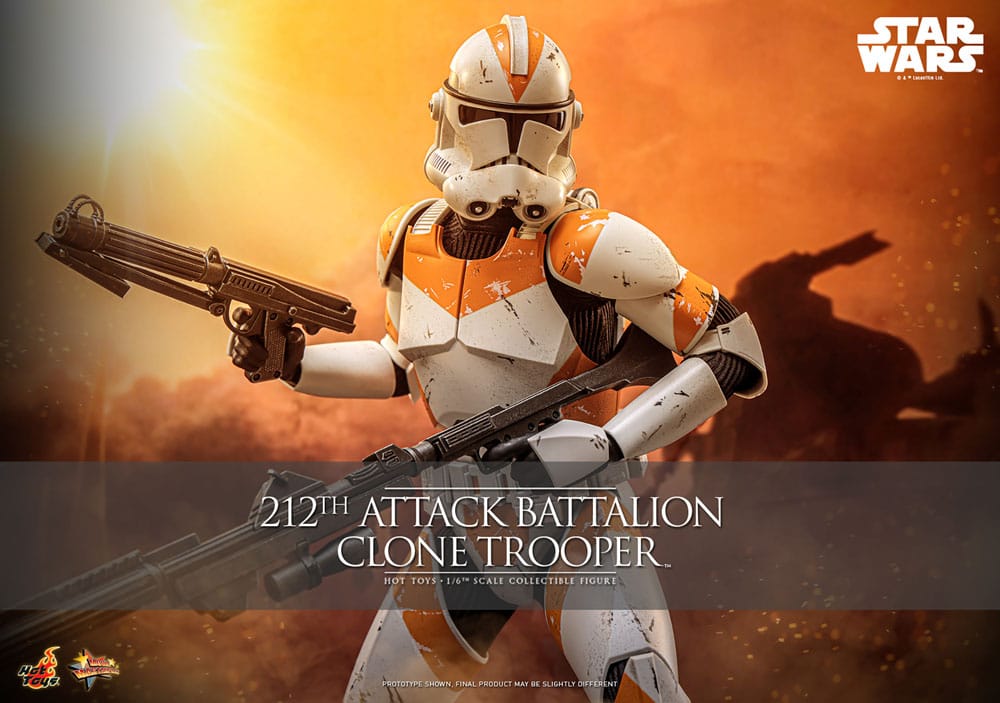 Star Wars: The Clone Wars Action Figur 1/6 212th Attack Battalion Clone Trooper 30 cm Hot Toys