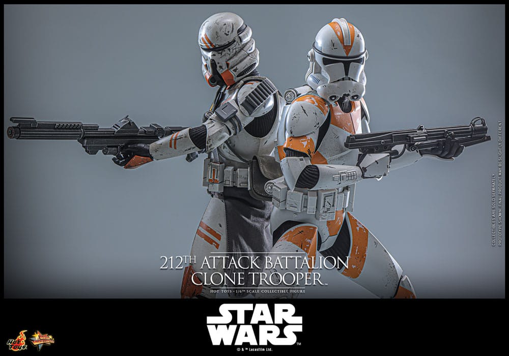 Star Wars: The Clone Wars Action Figur 1/6 212th Attack Battalion Clone Trooper 30 cm Hot Toys
