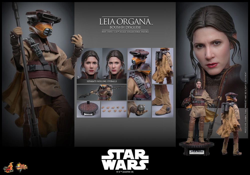 Star Wars Episode VI Filmmästerverk Actionfigur 1/6 Leia Organa (Boushh Förklädnad) 27 cm Hot Toys