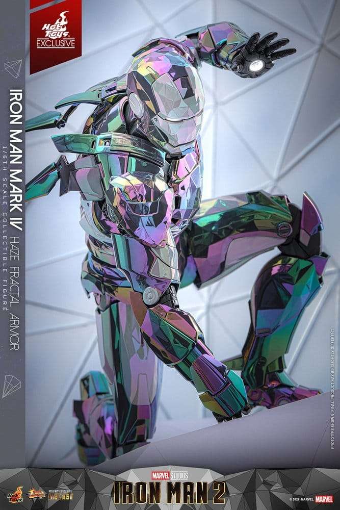 Iron Man 2 Actionfigur 1/6 Iron Man Mark IV (Haze Fractal Armor) 33 cm