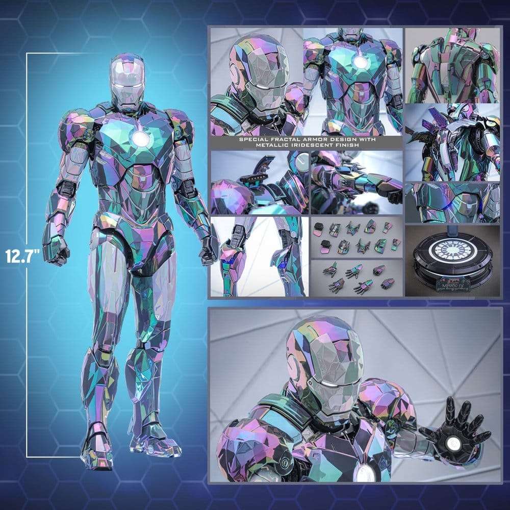 Iron Man 2 Actionfigur 1/6 Iron Man Mark IV (Haze Fractal Armor) 33 cm