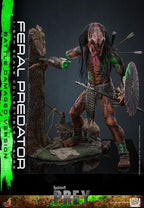 Prey Action Figur 1/6 Feral Predator (Battle Damaged Version) 37 cm Hot Toys