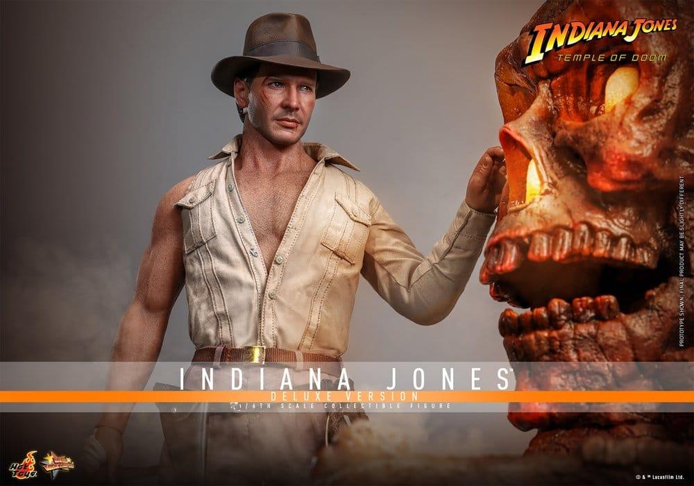 Indiana Jones Film Mästerverk Action Figur 1/6 Indiana Jones (Deluxe Version) 30 cm Hot Toys