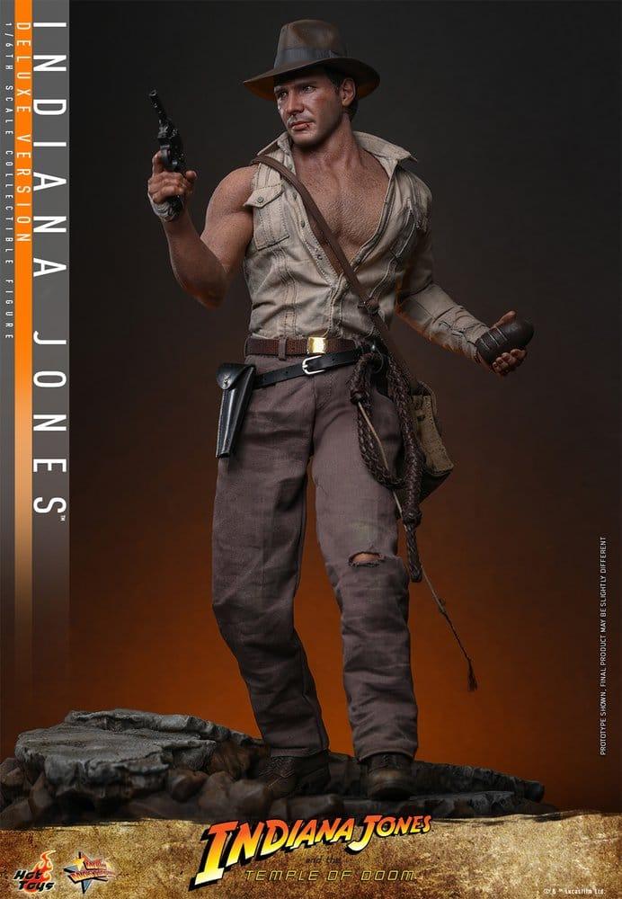 Indiana Jones Film Mästerverk Action Figur 1/6 Indiana Jones (Deluxe Version) 30 cm Hot Toys