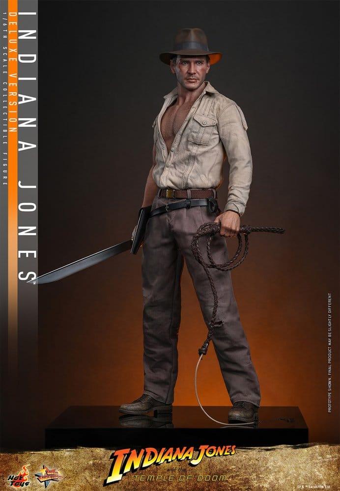 Indiana Jones Film Mästerverk Action Figur 1/6 Indiana Jones (Deluxe Version) 30 cm Hot Toys