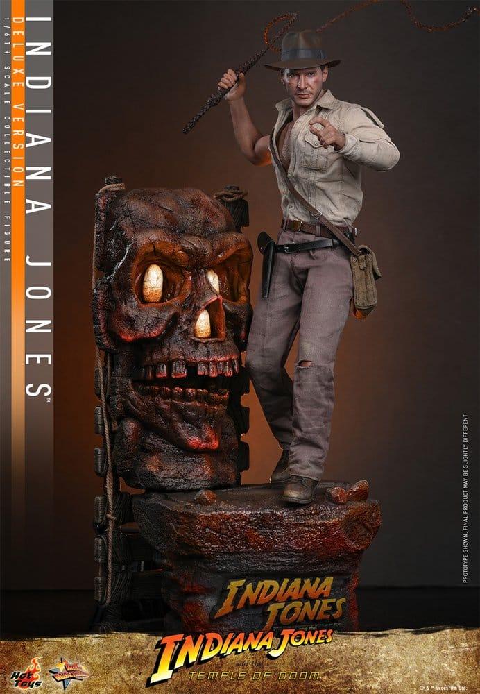 Indiana Jones Film Mästerverk Action Figur 1/6 Indiana Jones (Deluxe Version) 30 cm Hot Toys
