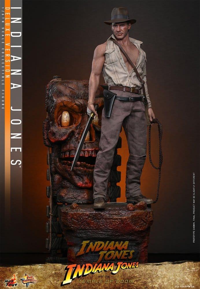Indiana Jones Film Mästerverk Action Figur 1/6 Indiana Jones (Deluxe Version) 30 cm Hot Toys