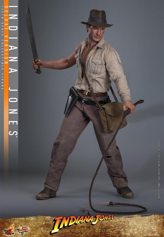 Indiana Jones Film Mästerverk Action Figur 1/6 Indiana Jones (Deluxe Version) 30 cm Hot Toys