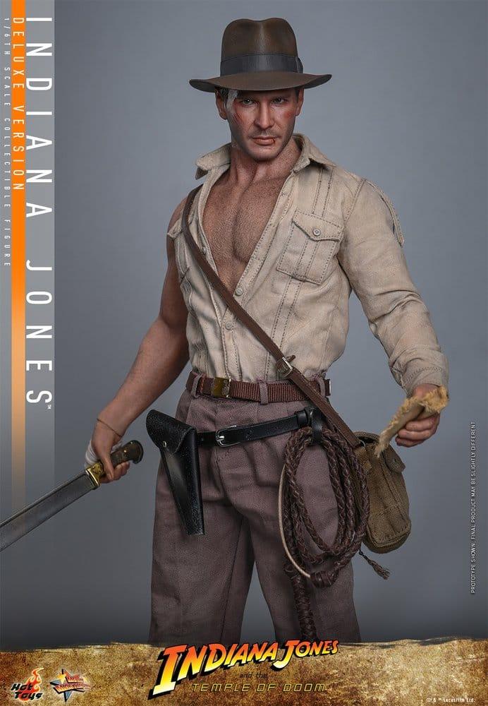 Indiana Jones Film Mästerverk Action Figur 1/6 Indiana Jones (Deluxe Version) 30 cm Hot Toys