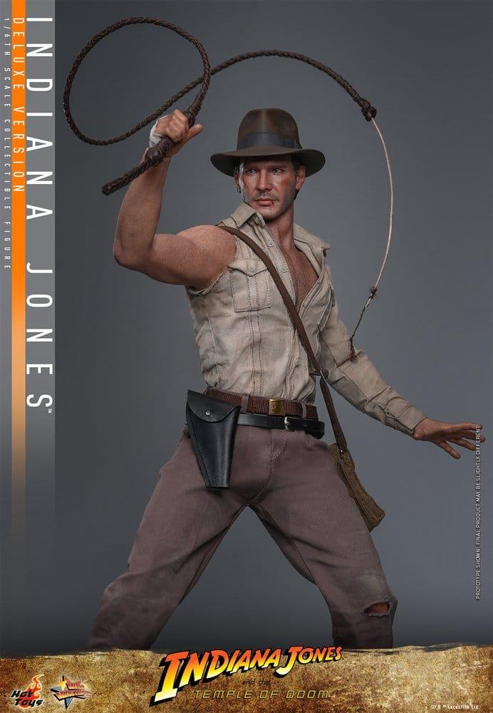 Indiana Jones Film Mästerverk Action Figur 1/6 Indiana Jones (Deluxe Version) 30 cm Hot Toys