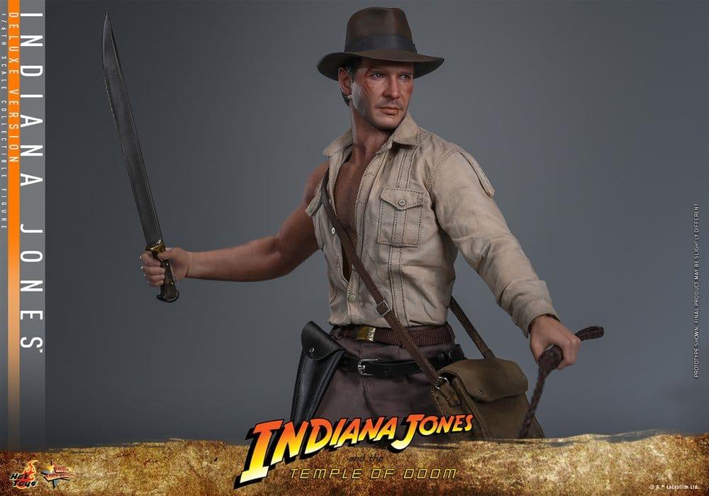 Indiana Jones Film Mästerverk Action Figur 1/6 Indiana Jones (Deluxe Version) 30 cm Hot Toys