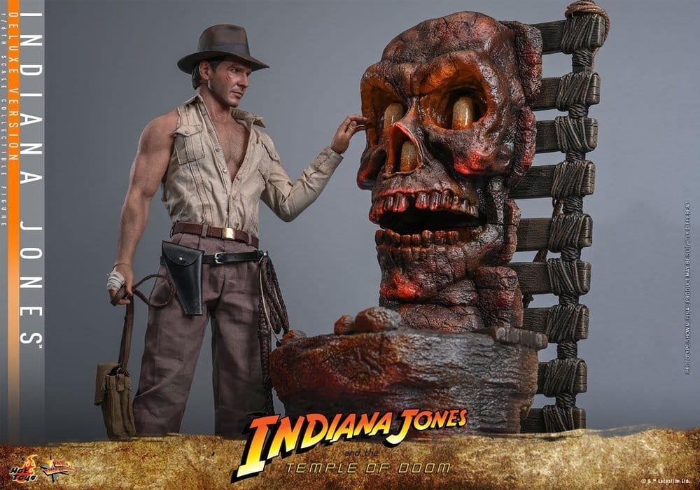 Indiana Jones Film Mästerverk Action Figur 1/6 Indiana Jones (Deluxe Version) 30 cm Hot Toys
