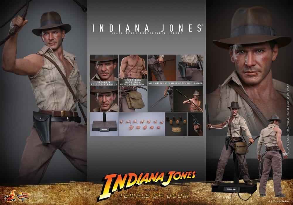Indiana Jones Film Mästverk Action Figur 1/6 Indiana Jones 30 cm Hot Toys