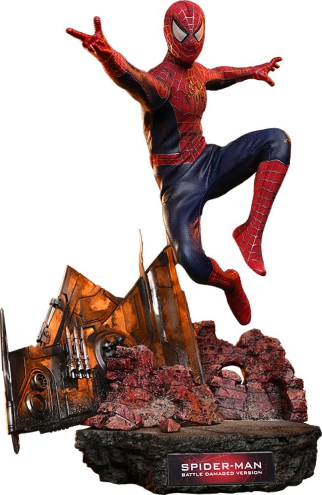 Spider-Man Filmmästerverk Actionfigur 1/6 Spider-Man (Skadad Version) 30 cm Hot Toys