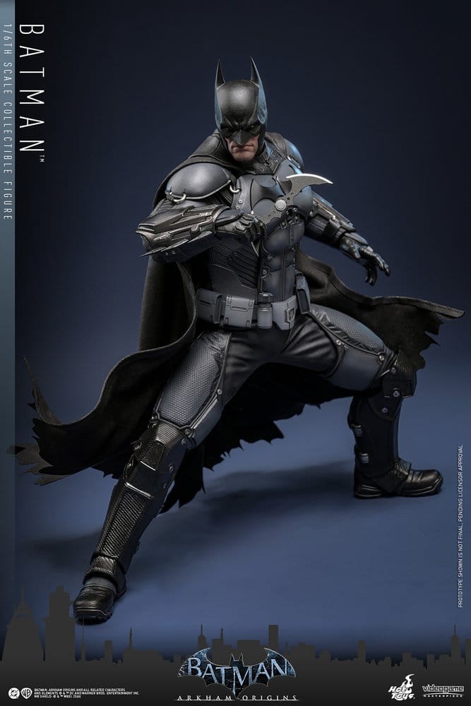 Batman Arkham Origins Videospels Masterpiece Action Figur 1/6 Batman 33 cm Hot Toys